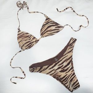 Monday Swimwear Tiger Print Bikini